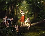 Fritz Zuber-Buhler Innocence oil